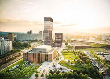 New office tower in Katowice