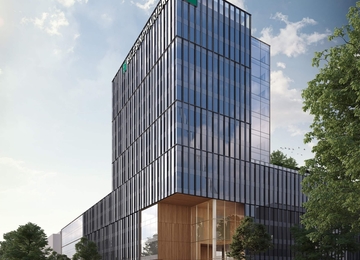 Two office buildings will expand the Lixa complex in Warsaw