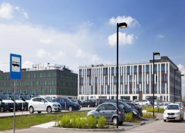 Poleczki Business Park has its own Veturilo bike station