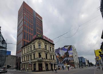 Łódź's Red Tower with a BREEAM