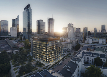 The new office building will be built in Warsaw