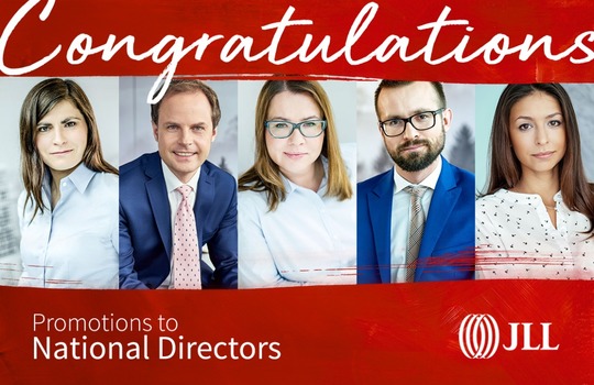 JLL announces promotions to National Director positions